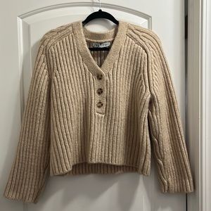 Zara Ribber Knit Sweater